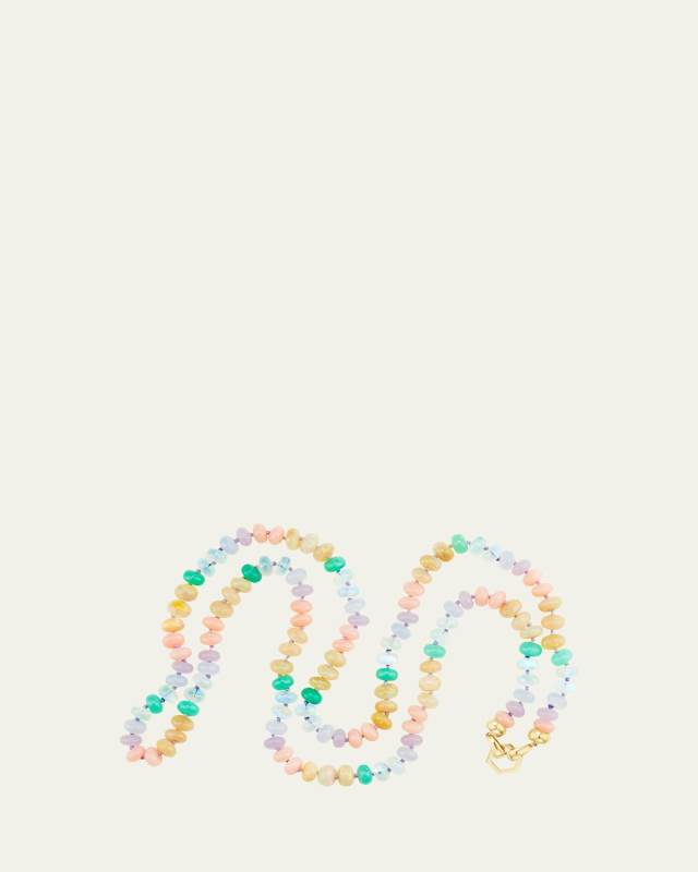 Pastel Bead Foundation Necklace